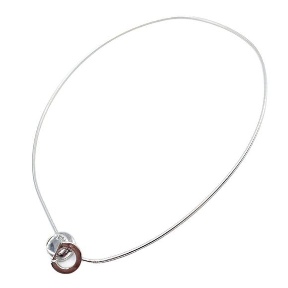 Rare! Authentic Modernist Dinh Van 18k White Gold Diamond Ombre De Lune Necklace - Picture 5 of 12